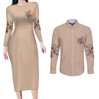 I Can Fix Stupid But It's Gonna Hurt Couples Matching Long Sleeve Bodycon Dress and Long Sleeve Button Shirt - Wonder Print Shop