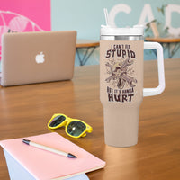 I Can Fix Stupid But It's Gonna Hurt Tumbler With Handle - Wonder Print Shop