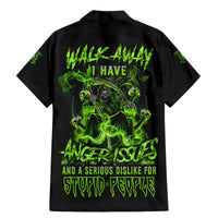 Walk Away I Have Anger Issues Family Matching Mermaid Dress and Hawaiian Shirt - Wonder Print Shop