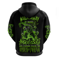 Walk Away I Have Anger Issues Hoodie - Wonder Print Shop