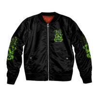 Walk Away I Have Anger Issues Sleeve Zip Bomber Jacket - Wonder Print Shop