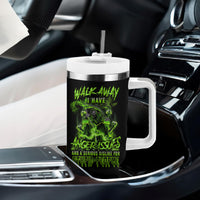 Walk Away I Have Anger Issues Tumbler With Handle - Wonder Print Shop