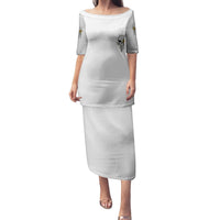 She Is Sunshine Skull Sunflower Family Matching Puletasi Dress and Hawaiian Shirt - Wonder Print Shop