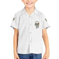 She Is Sunshine Skull Sunflower Family Matching Puletasi Dress and Hawaiian Shirt - Wonder Print Shop