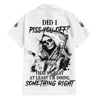 Did I Piss You Off Skull Reaper Family Matching Puletasi Dress and Hawaiian Shirt - Wonder Print Shop
