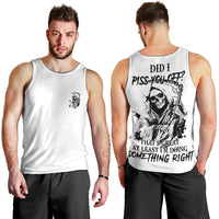Did I Piss You Off Skull Reaper Men Tank Top - Wonder Print Shop