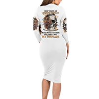 I Don't Have An Attitude Problem Long Sleeve Bodycon Dress - Wonder Print Shop