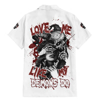 Love Me Like My Demons Do Skull Family Matching Mermaid Dress and Hawaiian Shirt - Wonder Print Shop