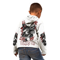 Love Me Like My Demons Do Skull Kid Hoodie - Wonder Print Shop