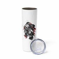 Love Me Like My Demons Do Skull Skinny Tumbler - Wonder Print Shop