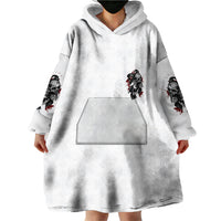 Love Me Like My Demons Do Skull Wearable Blanket Hoodie - Wonder Print Shop