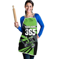Custom Green Extreme Motocross Apron Dirt Bike Rider Design - Wonder Print Shop