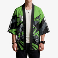 Custom Green Extreme Motocross Kimono Dirt Bike Rider Design - Wonder Print Shop