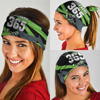 Custom Green Extreme Motocross Neck Gaiter Dirt Bike Rider Design - Wonder Print Shop