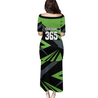 Custom Green Extreme Motocross Puletasi Dirt Bike Rider Design - Wonder Print Shop