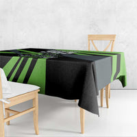 Custom Green Extreme Motocross Tablecloth Dirt Bike Rider Design - Wonder Print Shop