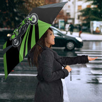 Custom Green Extreme Motocross Umbrella Dirt Bike Rider Design - Wonder Print Shop