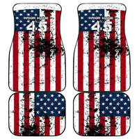 Custom American Flag Motocross Car Mats with Eagle Graphic - Wonder Print Shop