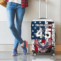 Custom American Flag Motocross Luggage Cover with Eagle Graphic - Wonder Print Shop