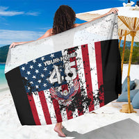 Custom American Flag Motocross Sarong with Eagle Graphic - Wonder Print Shop