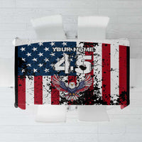 Custom American Flag Motocross Tablecloth with Eagle Graphic - Wonder Print Shop