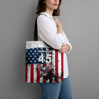 Custom American Flag Motocross Tote Bag with Eagle Graphic - Wonder Print Shop