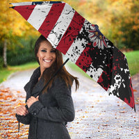 Custom American Flag Motocross Umbrella with Eagle Graphic - Wonder Print Shop