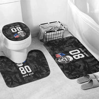 Custom American Flag Skull Motocross Bathroom Set - Wonder Print Shop