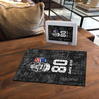 Custom American Flag Skull Motocross Puzzle - Wonder Print Shop