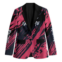Custom Extreme Motocross Pink Blazer with Bold Tire Track Graphics - Wonder Print Shop