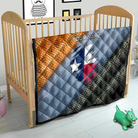 Custom Texas Flag Quilt with Ripped Effect and Fish Scale Pattern - Wonder Print Shop
