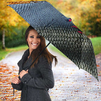 Custom Texas Flag Umbrella with Ripped Effect and Fish Scale Pattern - Wonder Print Shop