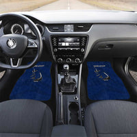 Custom Fishing Hook Car Mats with Colorado Flag Theme and Blue White Graphic Pattern - Wonder Print Shop