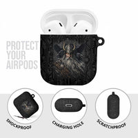Vikings Odin AirPods Case with Viking Runes and Ravens Norse Mythology - Wonder Print Shop