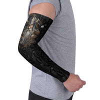 Vikings Odin Arm Sleeves with Viking Runes and Ravens Norse Mythology - Wonder Print Shop