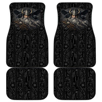 Vikings Odin Car Mats with Viking Runes and Ravens Norse Mythology - Wonder Print Shop