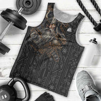 Vikings Odin Men Tank Top with Viking Runes and Ravens Norse Mythology - Wonder Print Shop
