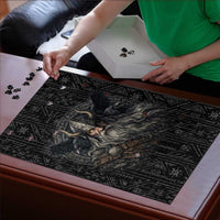 Vikings Odin Puzzle with Viking Runes and Ravens Norse Mythology - Wonder Print Shop