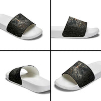 Vikings Odin Slide Sandals with Viking Runes and Ravens Norse Mythology - Wonder Print Shop