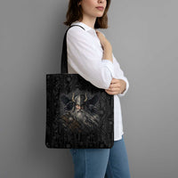 Vikings Odin Tote Bag with Viking Runes and Ravens Norse Mythology - Wonder Print Shop