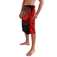 Yggdrasil Lavalava with Red Norse Dragon and Runes Viking Heritage Tribute - Wonder Print Shop