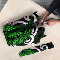 Vegvisir Umbrella with Green Dragons and Norse Knots Viking Protection Tribute - Wonder Print Shop