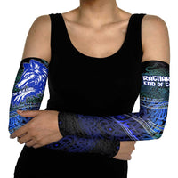 Fenrir Arm Sleeves with Blue Wolf, Runes and Ragnarok End of Gods Tribute - Wonder Print Shop