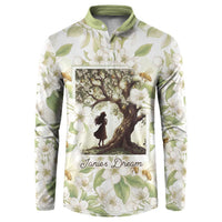 Zora Neale Hurston Button Sweatshirt Floral Illustration Featuring Janie’s Dream from Their Eyes Were Watching God