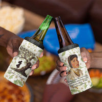 Zora Neale Hurston 4 in 1 Can Cooler Tumbler Floral Illustration Featuring Janie’s Dream from Their Eyes Were Watching God - Wonder Print Shop