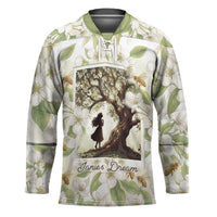 Zora Neale Hurston Hockey Jersey Floral Illustration Featuring Janie’s Dream from Their Eyes Were Watching God - Wonder Print Shop