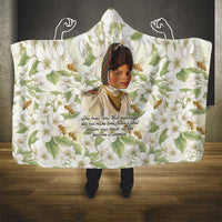 Zora Neale Hurston Hooded Blanket Floral Illustration Featuring Janie’s Dream from Their Eyes Were Watching God - Wonder Print Shop