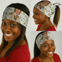 Zora Neale Hurston Neck Gaiter Floral Illustration Featuring Janie’s Dream from Their Eyes Were Watching God - Wonder Print Shop