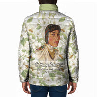 Zora Neale Hurston Padded Jacket Floral Illustration Featuring Janie’s Dream from Their Eyes Were Watching God - Wonder Print Shop