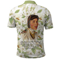Zora Neale Hurston Polo Shirt Floral Illustration Featuring Janie’s Dream from Their Eyes Were Watching God - Wonder Print Shop